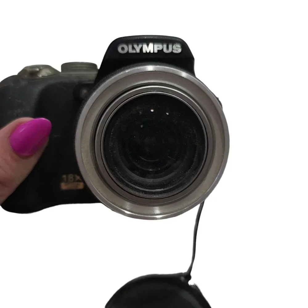 Olympus SP-550UZ 7.1MP Digital Camera 18x Zoom Image Stabilization Black